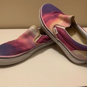 Vans Slip Ons Purple/Pink Ombre